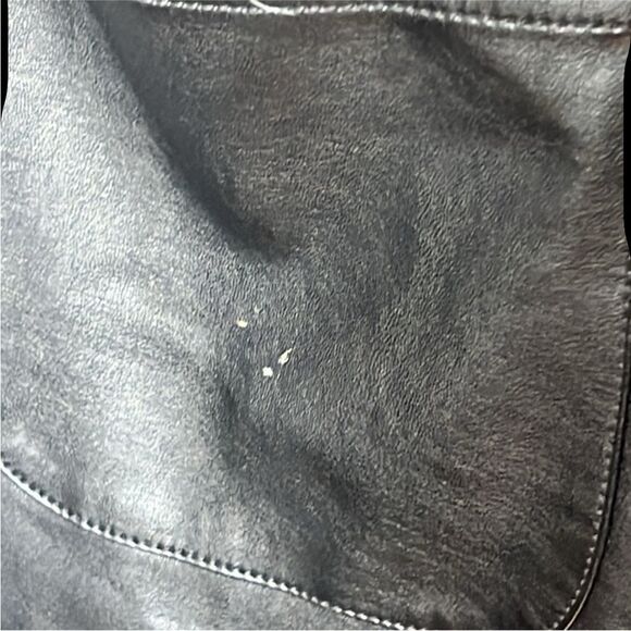 Free People All Around Black Vegan Leather Mini Dress M - Picture 6 of 10